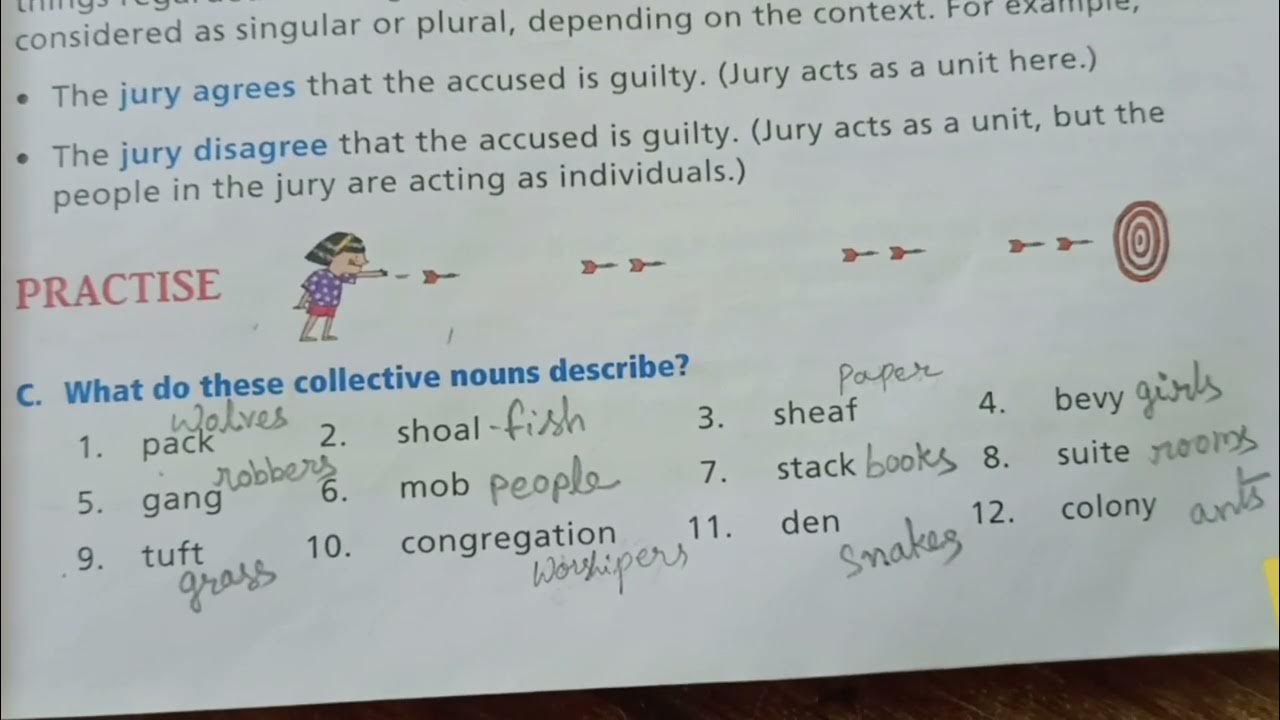 Climb with cornerstone grammar solution L2 Nouns class 7 YouTube