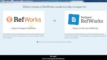 Importing reference from Ebsco to Refworks