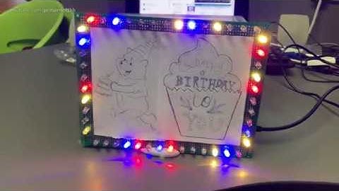 LED Picture Frame w/6 x SN74HC595, 48 LEDs + Arduino Nano
