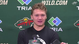 Kirill Kaprizov on the honor of being named Wild alternate captain