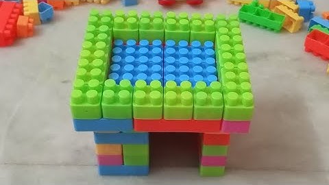 Satisfying DIY House/ASMR Building Blocks/block game Lego block #asmr#asmrsounds#buildingblocks