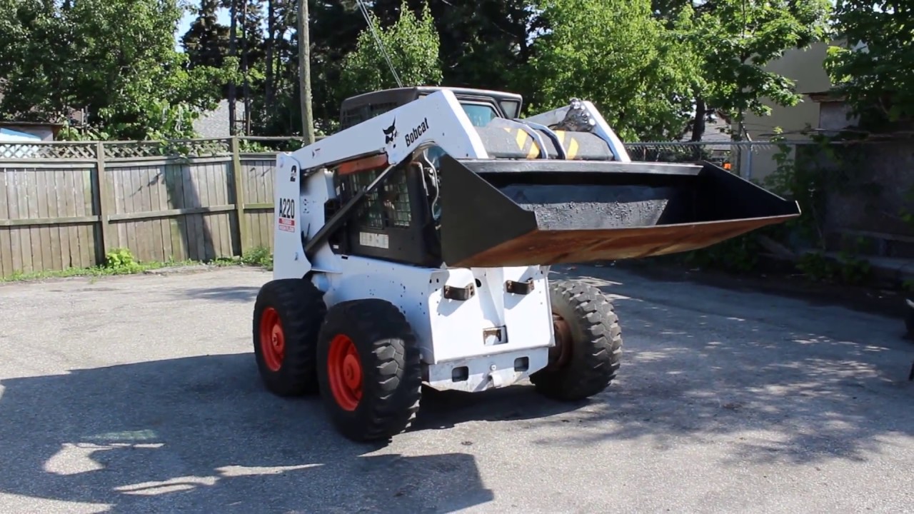 FOR SALE: Bobcat A220 Skid Steer Loader All-Wheel Steer, Low Hours, Mint!