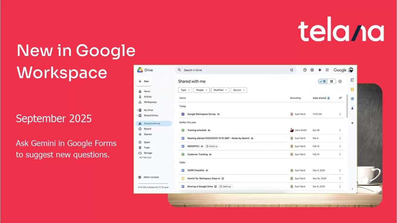 Ask Gemini in Google Forms to suggest new questions