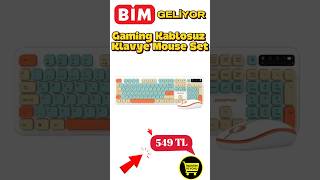 Oyun Severlere Müjde Bi̇mde Gaming Kablosuz Klavye Mouse Set Var