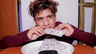 Comiendo Dinero 돈 먹방 리얼사운드 긴팔 달러 Mukbang Asmr Social Eating