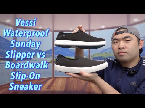Vessi Waterproof Sunday Slipper vs Boardwalk Slip-On Sneaker  display picture 1