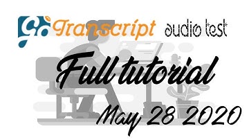 GoTranscript MCQ Audio Answer  May 28, 2020 (1000% Correct Solution)