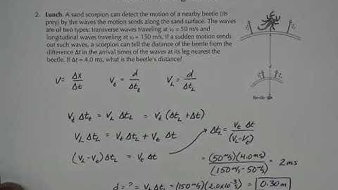 Problem Solving: Waves