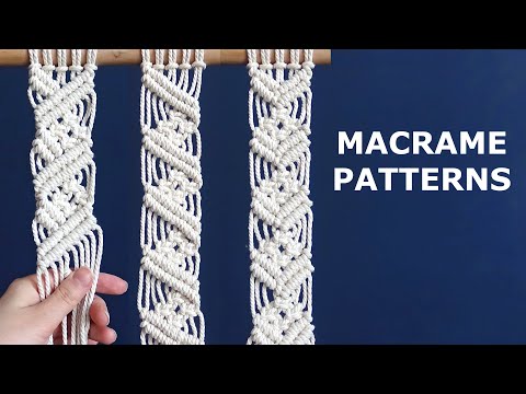 Macrame patterns | How to macrame