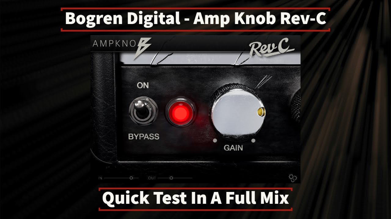 Bogren Digital Amp Knob RevC Quick Test In A Full Mix YouTube