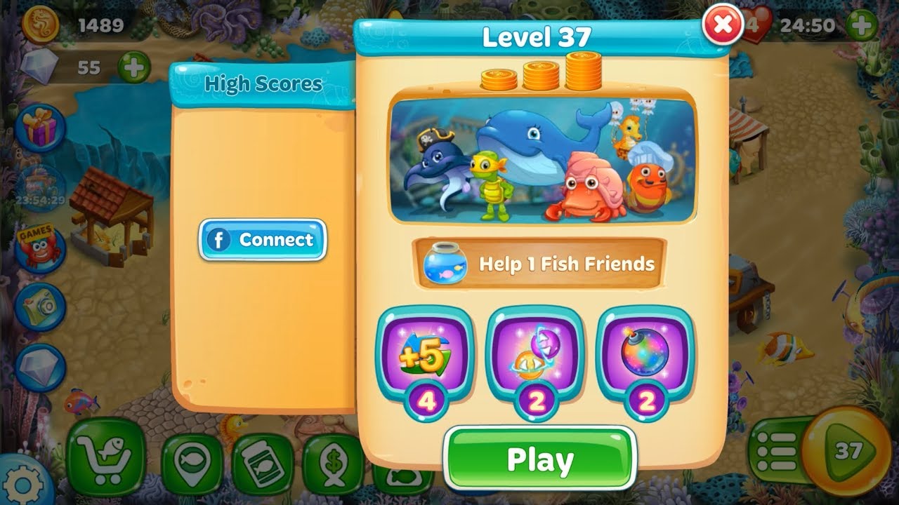 Reef Rescue Level 37 HD 1080p