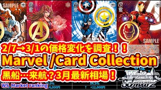 【ヴァイス】マーベル Marvel Card Collection & TDカード相場 海外勢の購買力？ボックスが残ってたら買いかも？！SRとかも一部高騰てきてます。スパイダーマンとアイアンマンすげぇ