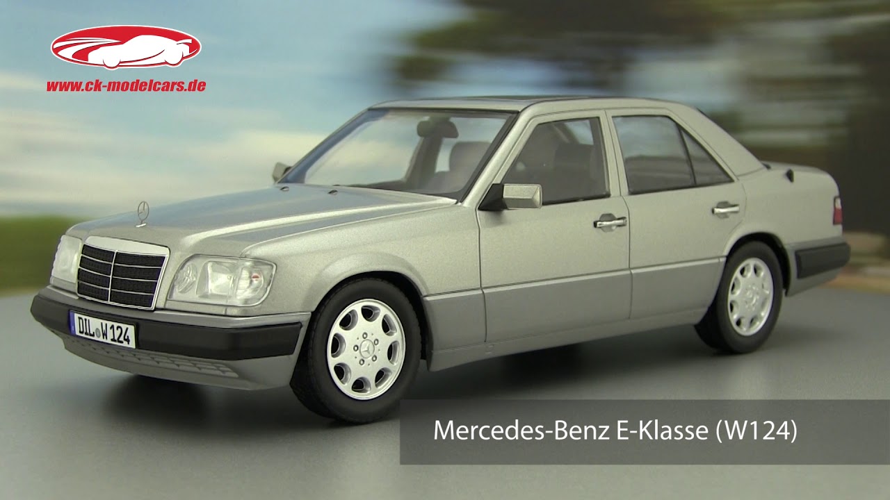 ck-modelcars-video: Mercedes-Benz E-Klasse (W124) 1989 astralsilber iScale  