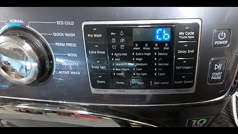 Samsung Front Load Washer Calibration Mode