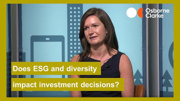 What is the relevance of ESG and diversity in investment decisions?