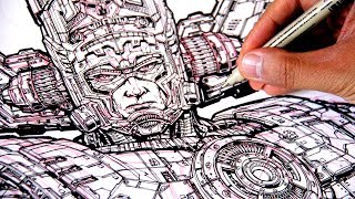 The most DETAILED DRAWING EVER (I think) of GALACTUS!