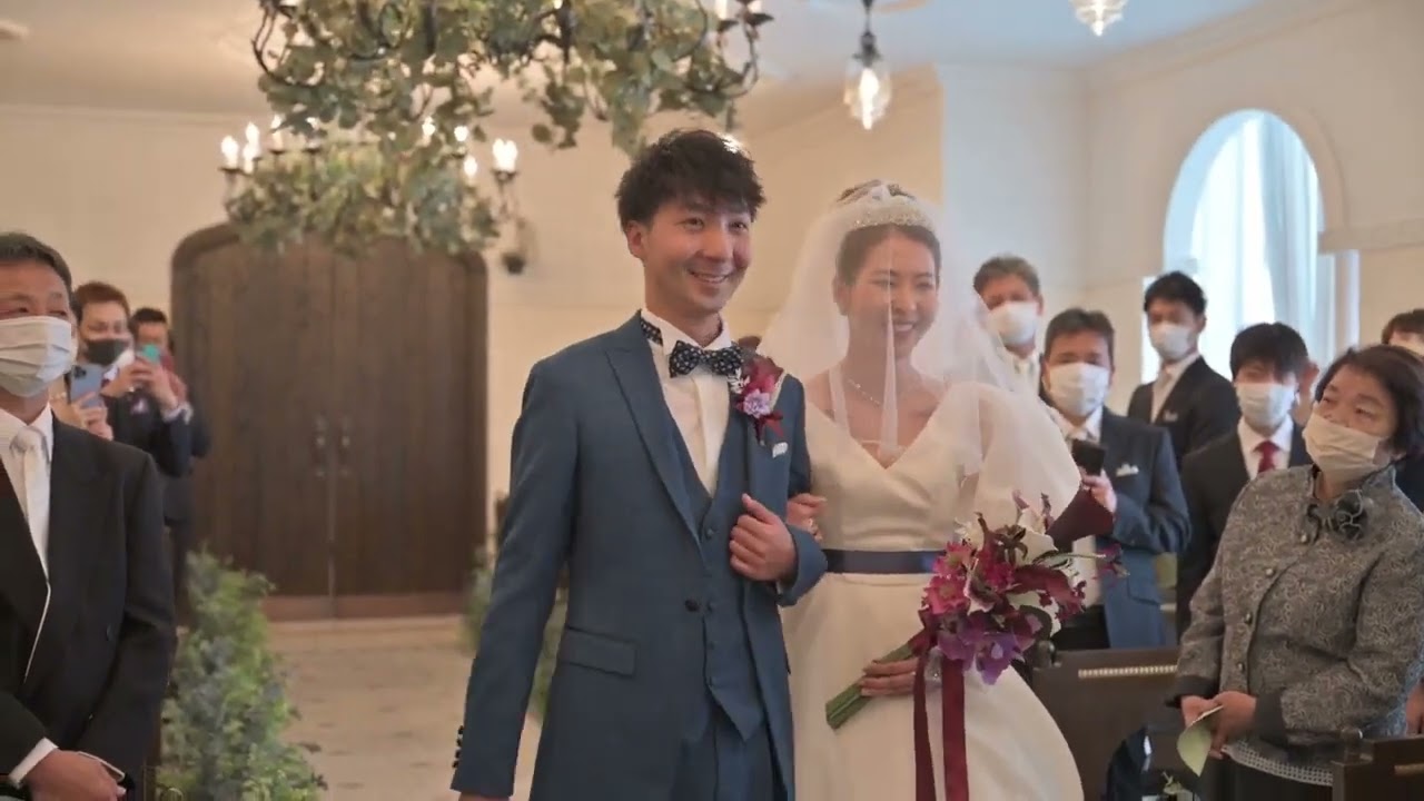 むびるで結婚式ムービーの制作を依頼するとどんな動画ができる？実際の