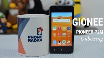Gionee Pioneer P2M Unboxing