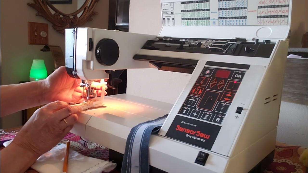 kenmore Sensor sew one hundred /How to make a Buttonhole YouTube