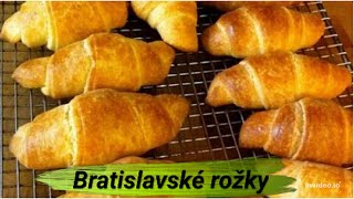 Bratislavské Rožky S Makovou A Orechovou Plnkou Bratislava Roll With Poppy Seed And Walnut Filling