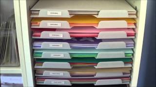 How I Store .. 12x12" Cardstock & Paper | The Card Grotto