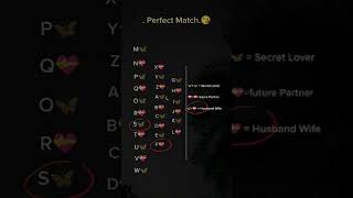 Perfect Match Initials Game 💕🔤