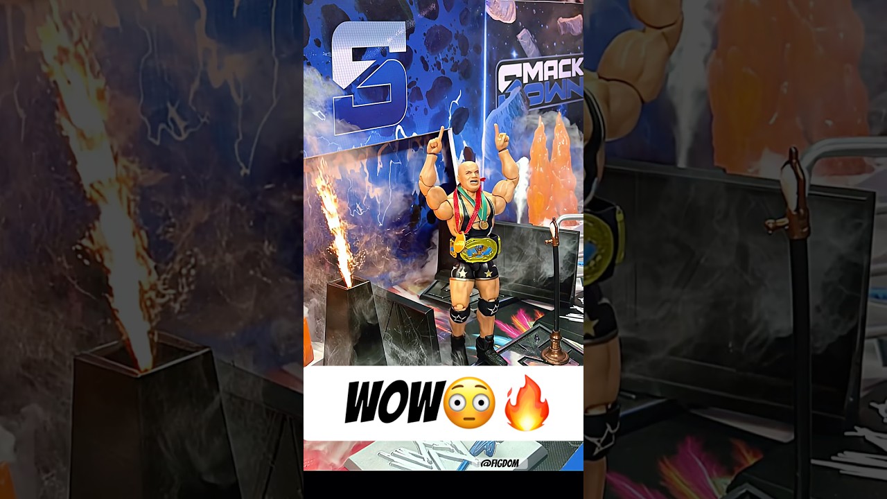 KURT ANGLE WWE ELITE LEGENDS IN FIGD0M😳