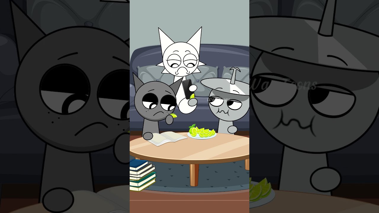 POV Clukr Tricks Gray And Wenda Into Eating A Lemon Incredibox Sprunki