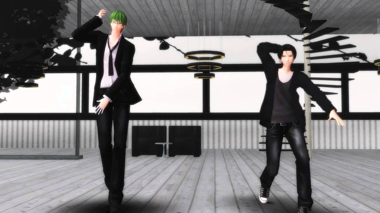 【MMD黒バス】緑間くんと高尾くんでエンゼルフィッシュ