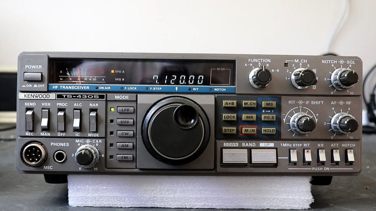 SLS RADIO SERVICE: TS-430S, REVISÃO GERAL E ALINHAMENTO. - YouTube