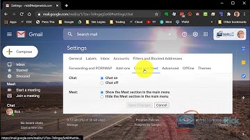 Disable Gmail Chat and Meeting
