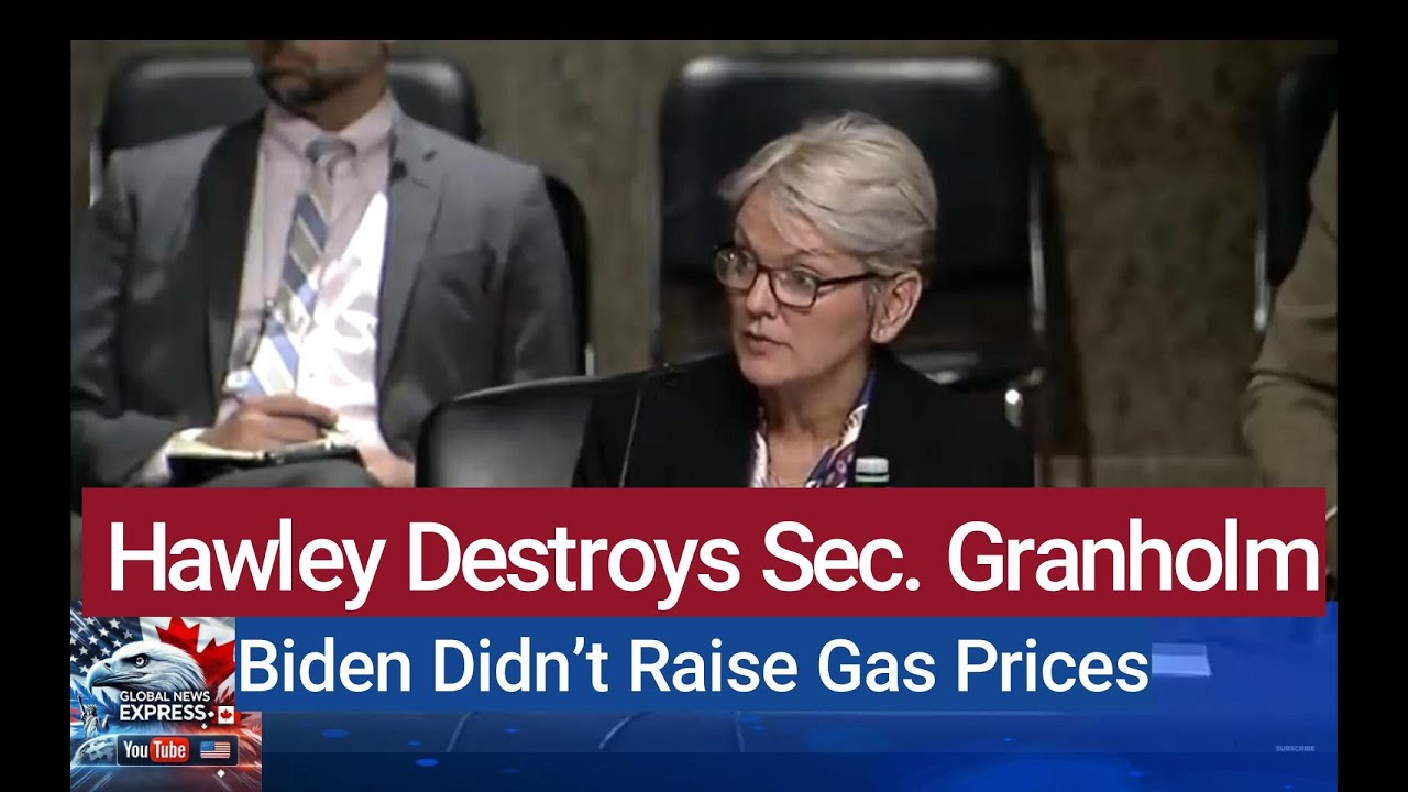 ⛽ Hawley Destroys Sec. Granholm’s Claim That Biden Didn’t Raise Gas Prices 💸⛽
