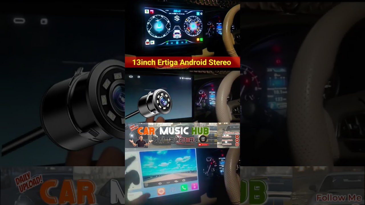 13inch Ertiga Android Stereo Installed 🪛🤗 