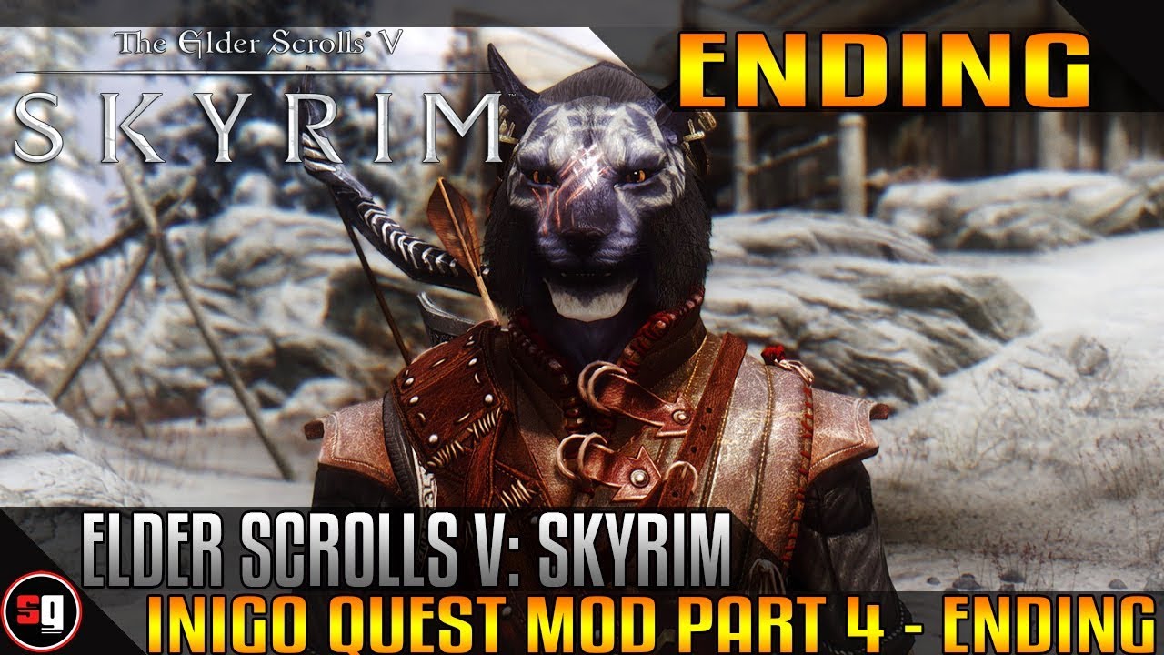 Skyrim Inigo Quest Mod Part 4 Ending Youtube