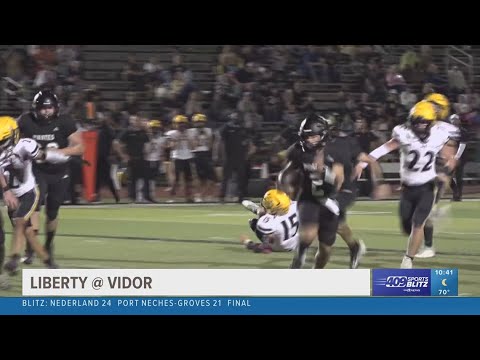 Vidor High School runs past Liberty 55 - 10
