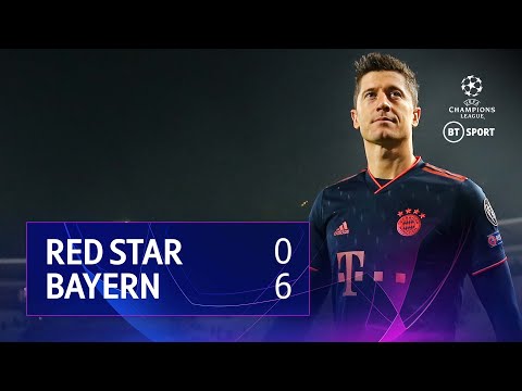 Red Star Belgrade vs Bayern Munich (0-6) | UEFA Champions League Highlights