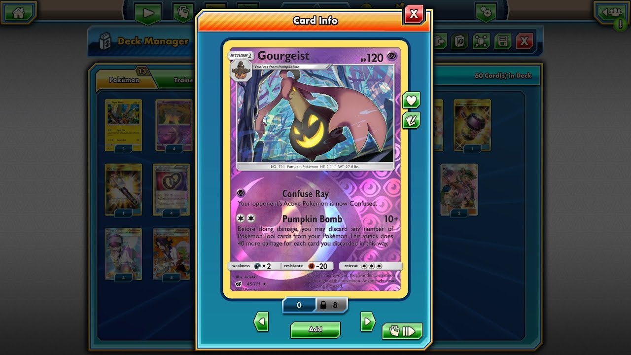 Pokemon TCGO - Gourgeist 1 HKO Deck!