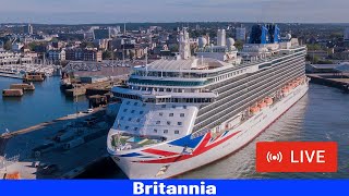 SHIPS TV - Britannia afternoon Departure, Port of Southampton