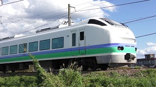 上沼垂色E653系H202編成特急しらゆき3号【4K】信越本線下り53M