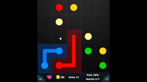 flow game facebook  - beginners pack level 12 Connect the dots