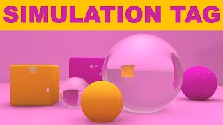Falling Cubes Cinema 4D
