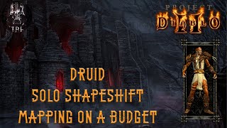 Project Diablo 2 Season 11 SSF Druid - Shapeshift Maul Bear Mapping on a Budget