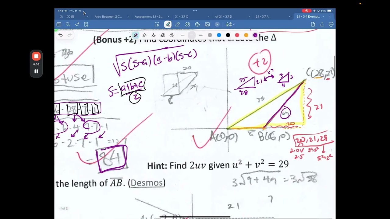 IM1A 3.1 - 3.4 Assessment Video Guide