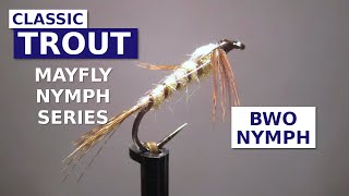 Fly Tying a Blue Winged Olive Nymph (Mayfly Trout Pattern)