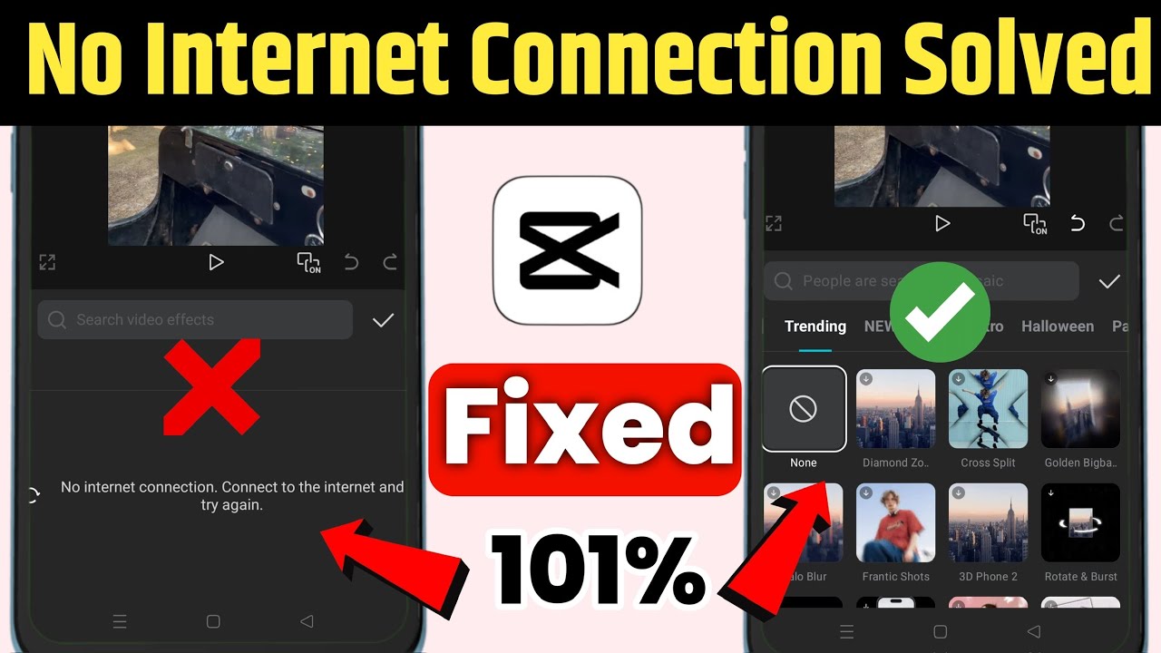 Capcut No Internet Connection Problem solved ️ How To Fix Capcut No ...