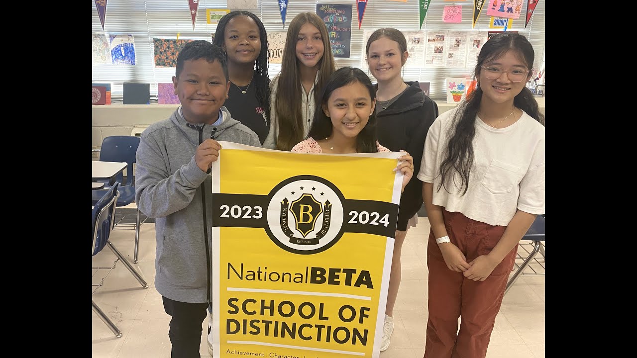 NEMS Awarded National Beta School of Distinction Honor YouTube