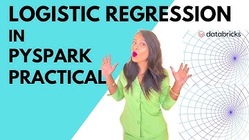 Practical Implementation of Logistic Regression using pyspark #machinelearning  #data