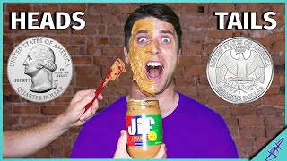 FLIP A COIN EXTREME DARE CHALLENGE! Ultimate HEADS or TAILS!
