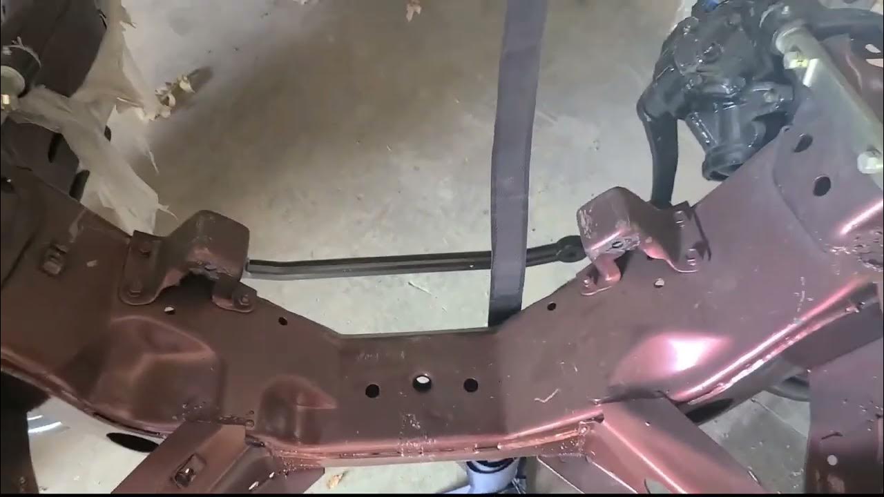 65 impala motor mounts/engine installed/test fit YouTube
