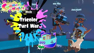 Splatoon 3 - Tricolor Turf War on Hammerhead Bridge &amp; Manta Maria